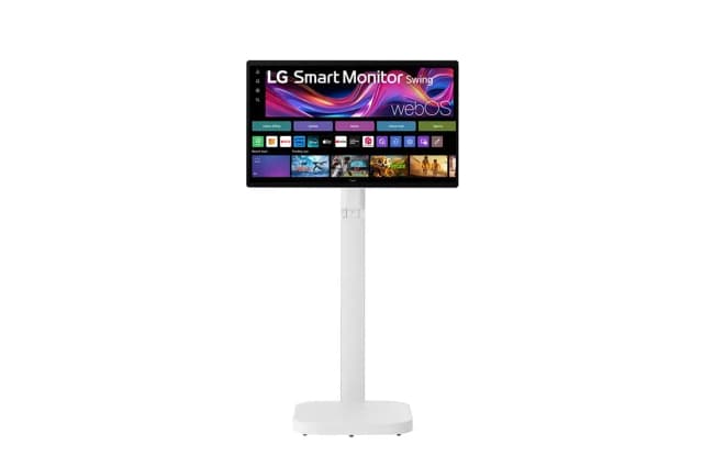 32 inch 4K UHD IPS Smart Monitor Swing with Touchscreen, Rolling Stand