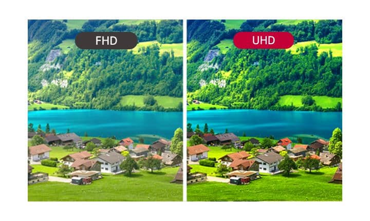 Superb Picture Quality with Ultra HD Resolution
