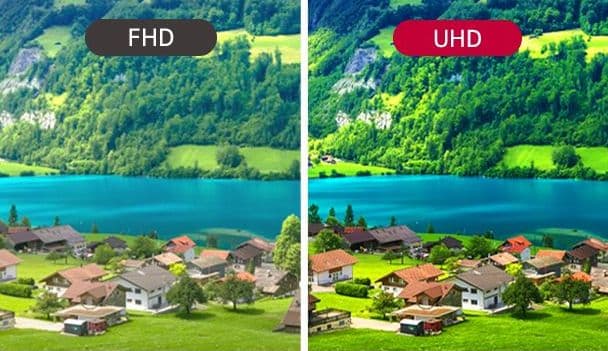 Superb Picture Quality with Ultra HD Resolution