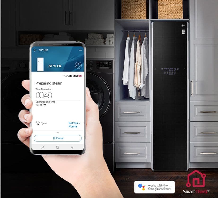Download Tailor-made cycles, Control LG styler remotely.