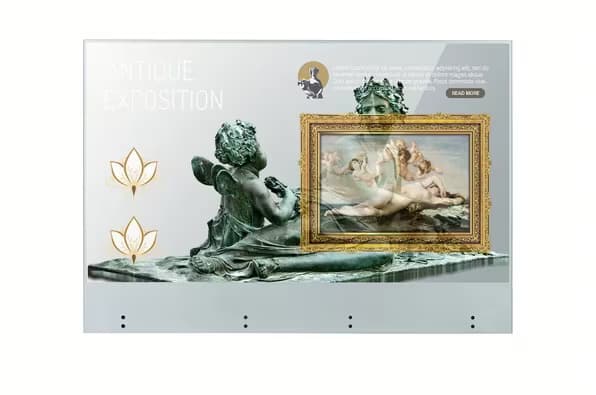 Transparent OLED Touch Signage