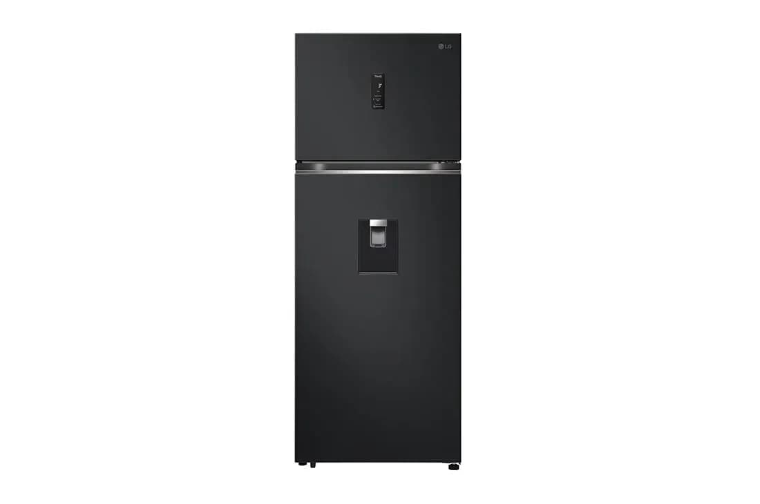 459L Top Freezer Fridge in Essence Matt Black with Water Dispenser & Auto Ice maker