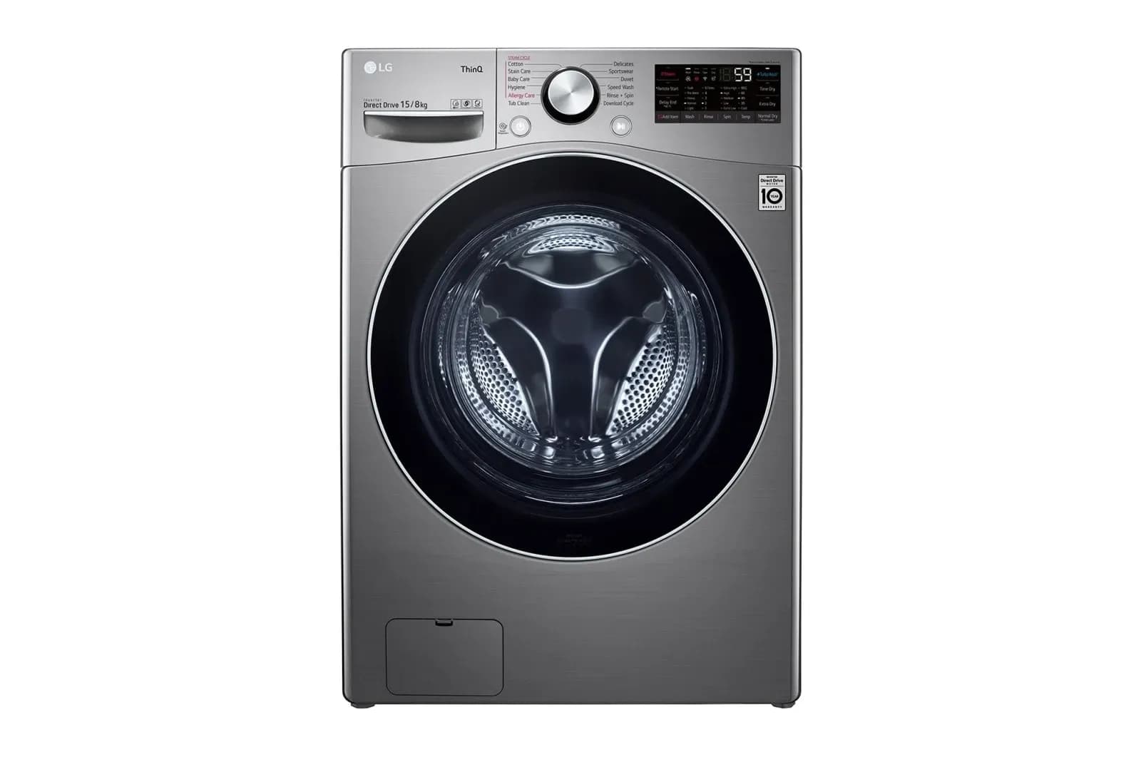 15/8KG LG Front Load Washer Dryer with AI Direct Drive™,