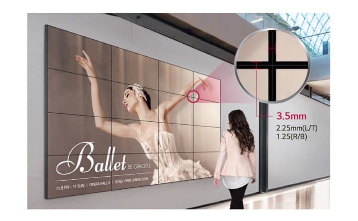 Seamless Large Screens with Ultra-Narrow Bezel