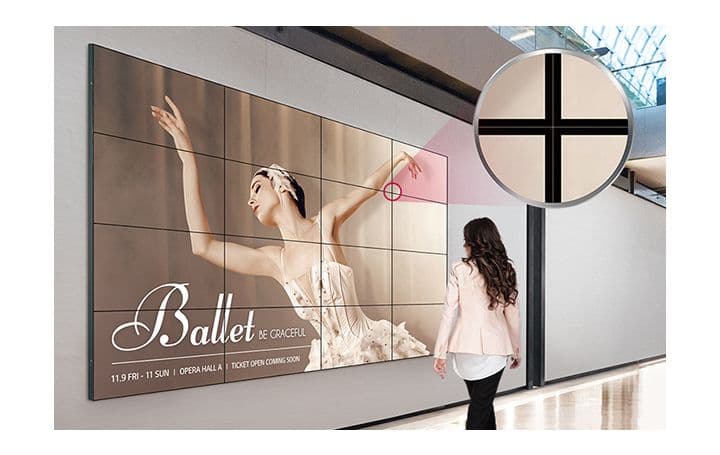 Seamless Large Screens with Ultra-Narrow Bezel