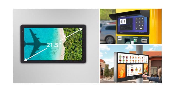 21.5 inches of Versatile Screen Size