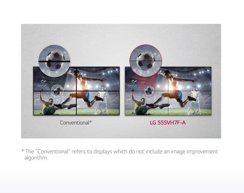 VIVID AND DYNAMIC PICTURE QUALITY Image Gap Reduction
