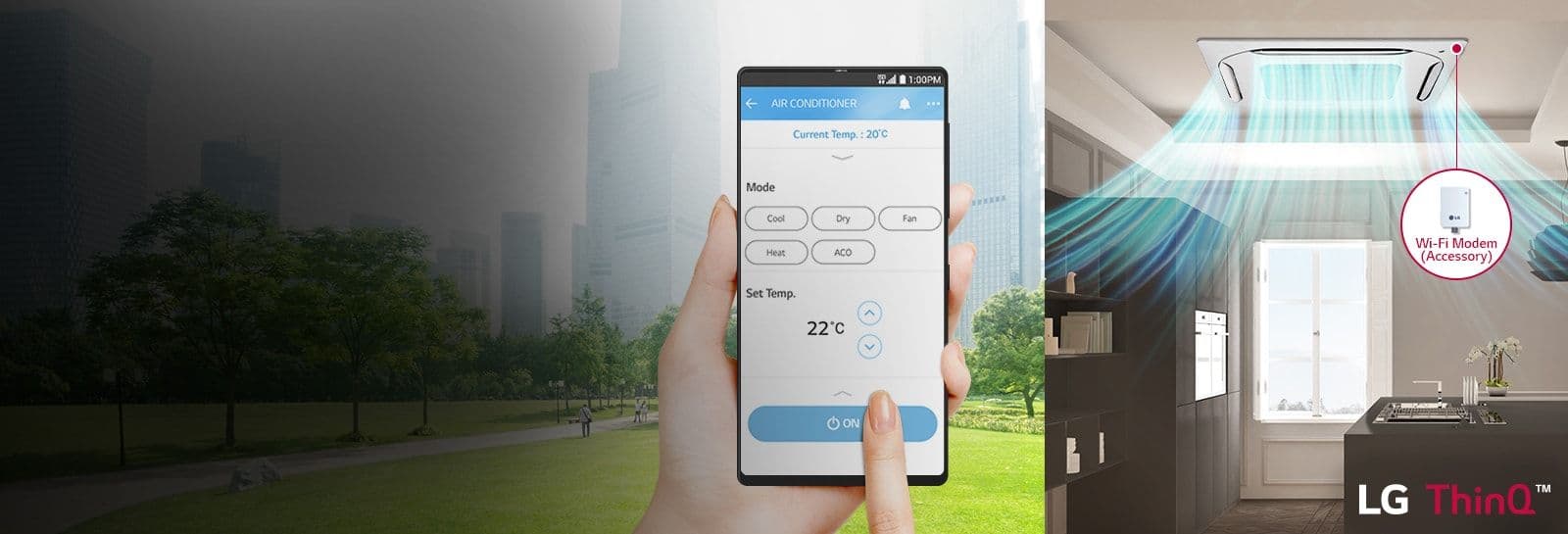 Wi-Fi Remote Control with ThinQ™