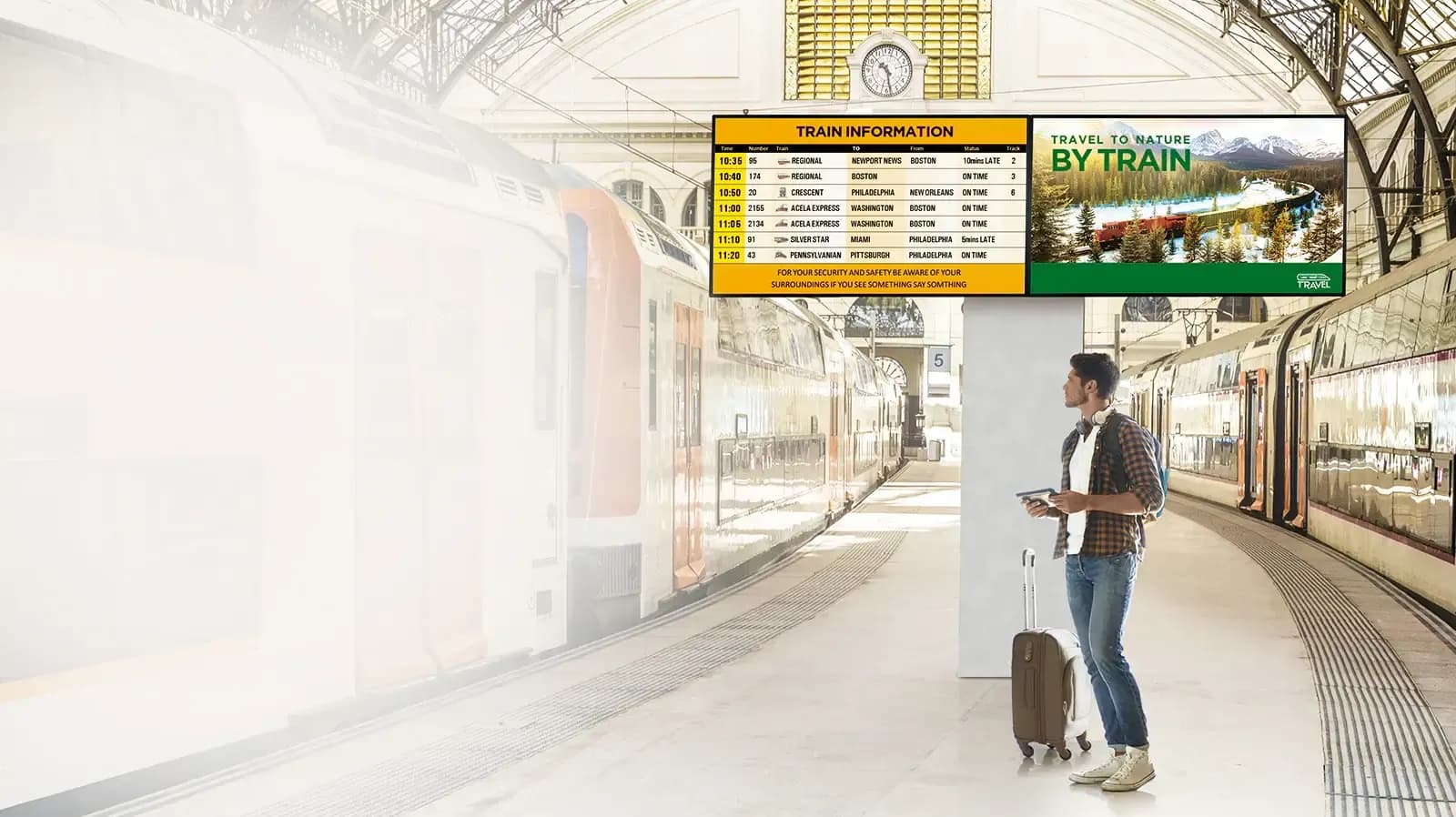 Smart Digital Signage with High Visibility