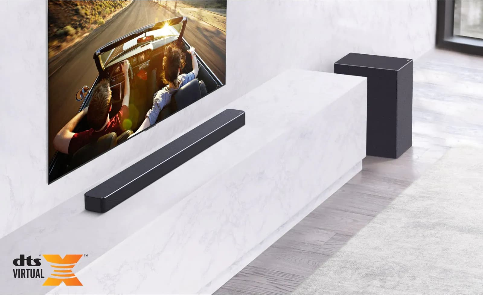 DTS Virtual: X Experience the difference with immersive 3D sound.