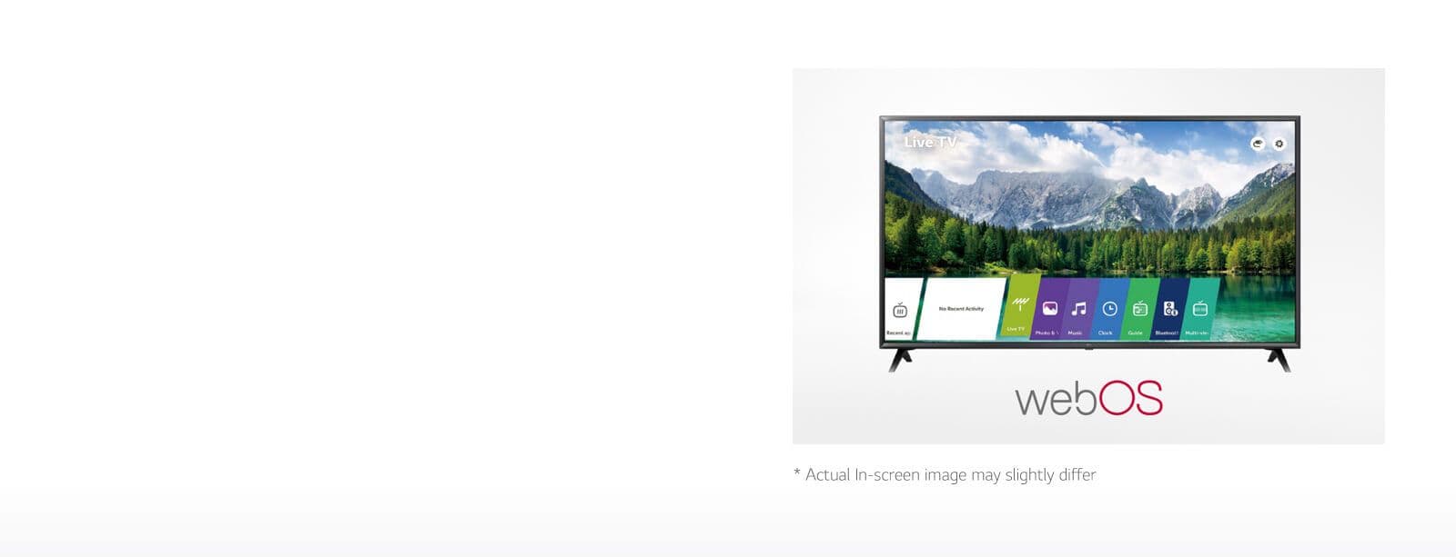 Smart TV by LG WebOS 4.5