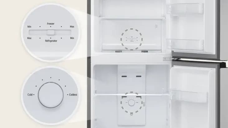 Separate temperature control