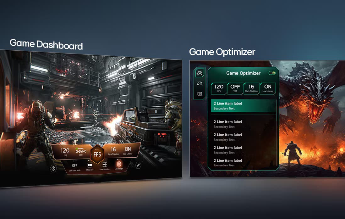 Easily fine-tune game settings to suit your play style