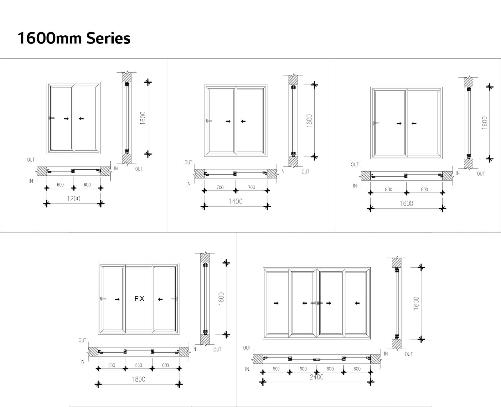 uPVC Sliding Window