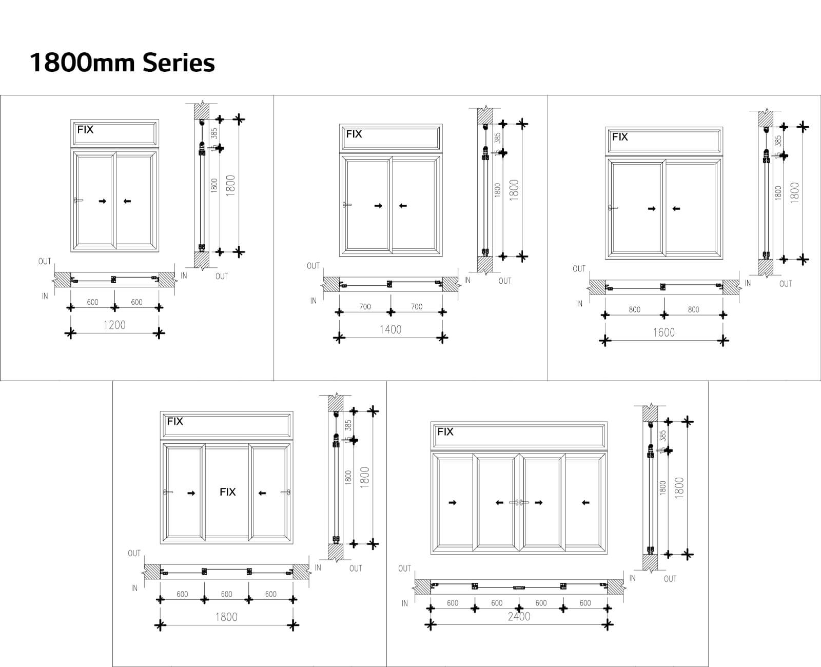 uPVC Sliding Window